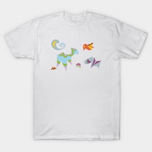 Spring Blowing In T-Shirt